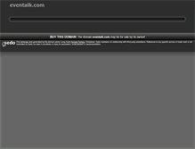 Tablet Screenshot of eventalk.com